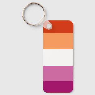 Lesbian Flag Keychain