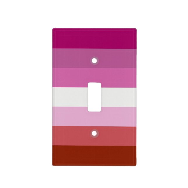 Lesbian Flag Light Switch Cover (Front)