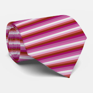 Lesbian Flag Neck Tie