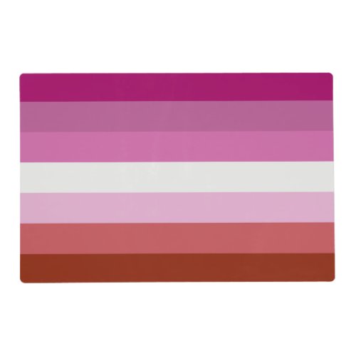 Lesbian Flag Placemat