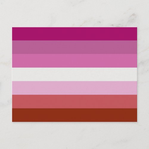 Lesbian Flag Postcard