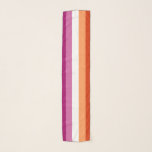 Lesbian Flag Scarf<br><div class="desc">Here you will find a unique collection of modern,  cool and funny Lesbian Pride motifs. Browse through our variety and find your favorite part now!</div>