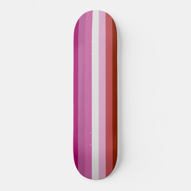 Lesbian Flag Skateboard (Front)