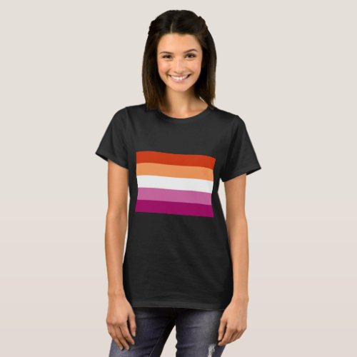 Lesbian Flag T_Shirt