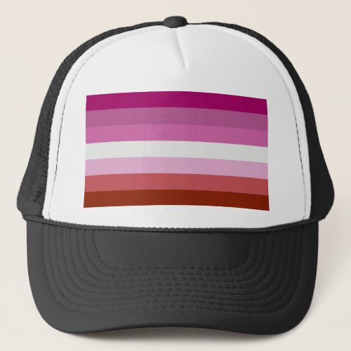 Lesbian Flag Trucker Hat