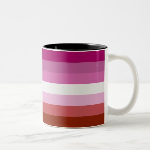 Lesbian Flag Two_Tone Coffee Mug