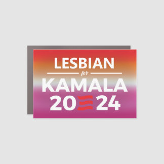 Lesbian for Kamala Harris Car Magnet