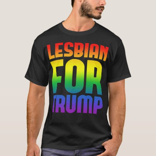 lesbian for trump  T_Shirt