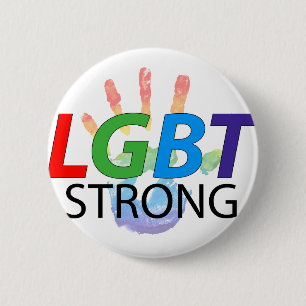 Lesbian Gay BiSexual Transgender LGBT Pride Button