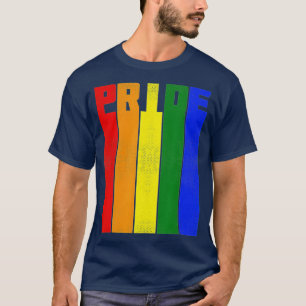 Lesbian Gay LGBTQ Pride Month Rainbow Flag T-Shirt