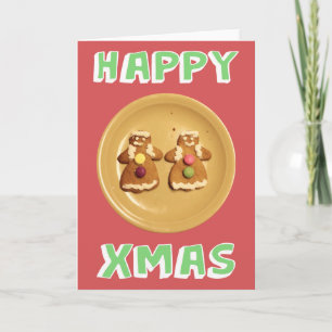 Lesbian "Happy Xmas" Card (blank)