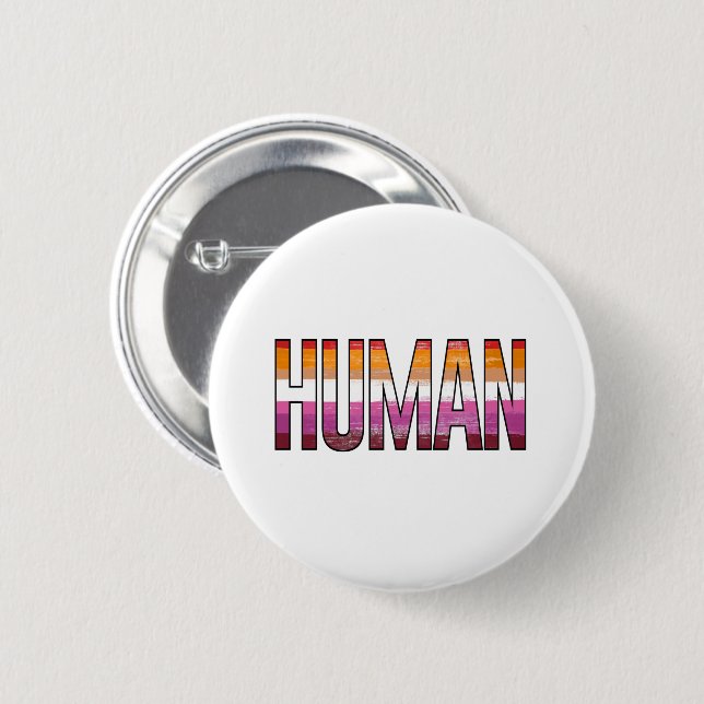 Lesbian Human Button (Front & Back)