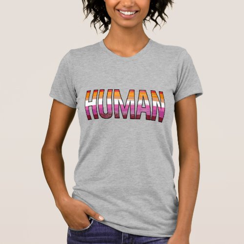 Lesbian Human T_Shirt