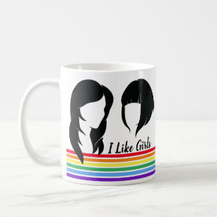 Lesbian I Like Girls Gay Women Pride Coffee Mug
