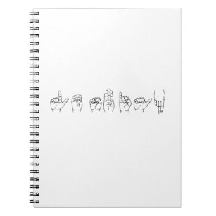 Lesbian in Sign Language Notebook