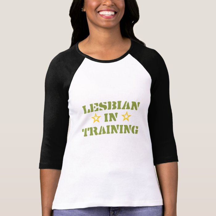 LESBIAN IN TRAINING T SHIRTS