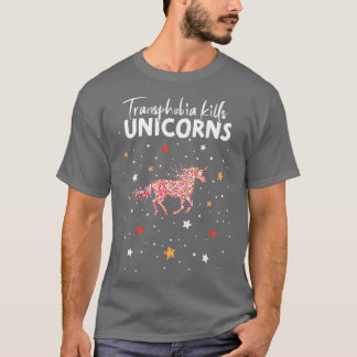 Lesbian Lesbian Lesbian Gay Unicorn Transthobia Ho T-Shirt