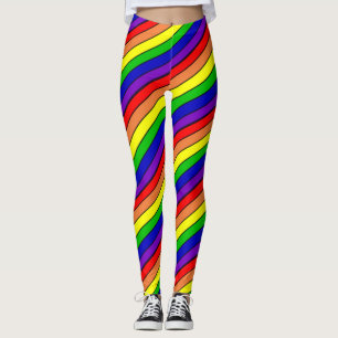 Lesbian LGBT Pride Rainbow Leggings