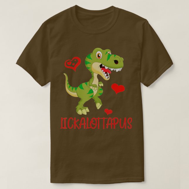 Lesbian  Lickalottapus  T-Shirt (Design Front)