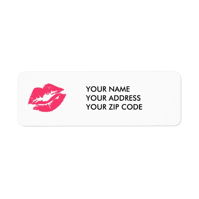 LESBIAN LIPS SYMBOL LABEL (Front)