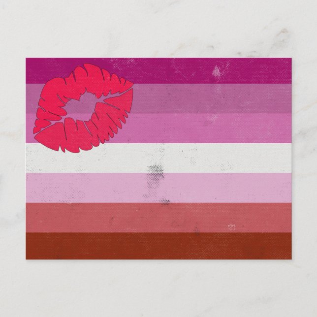 Lesbian (Lipstick) Postcard (Front)
