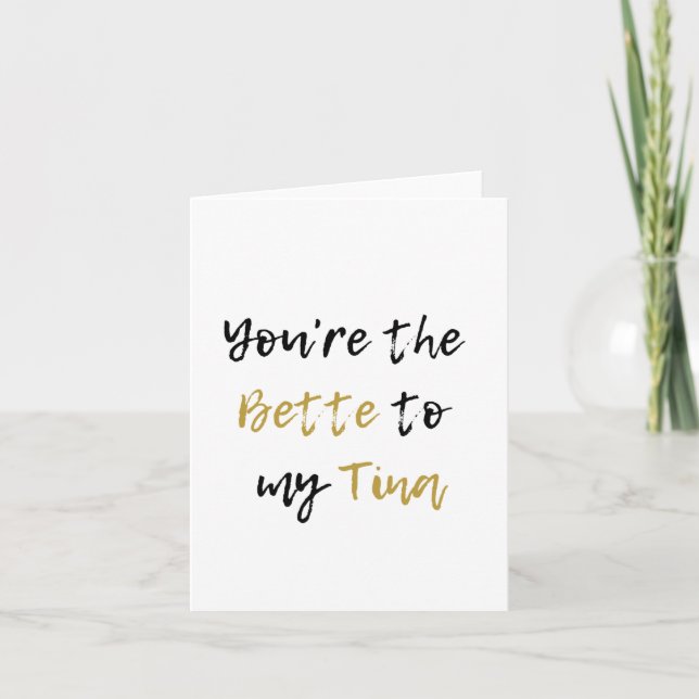 Lesbian love card (Front)