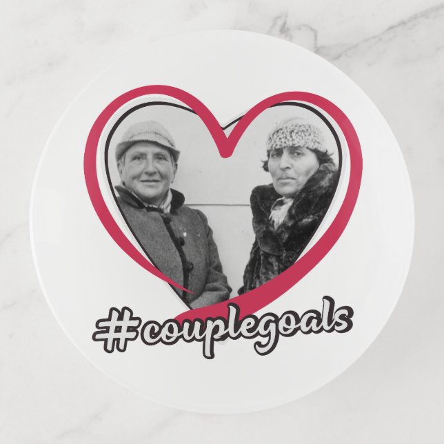 Lesbian Love Couple Goals: G.Stein & A.Toklas Trinket Tray (Front)