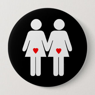 Lesbian Lovers - Button