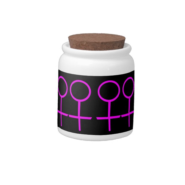 Lesbian Lovers Candy Jar (Left)