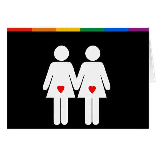 Lesbian Lovers - Cards (Front Horizontal)
