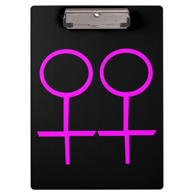 Lesbian Lovers Clipboard (Front)