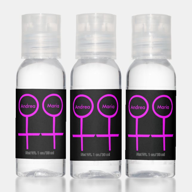 Lesbian Lovers Custom Hand Sanitizer (Set)