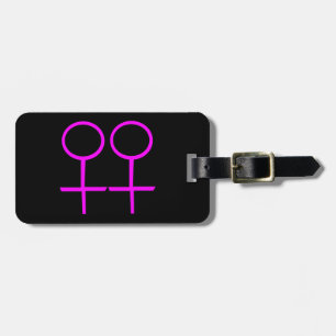 Lesbian Lovers Custom Luggage Tag