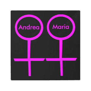 Lesbian Lovers Custom Metal Art Prints