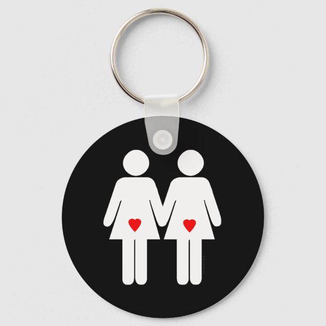 Lesbian Lovers - Keychain (Front)