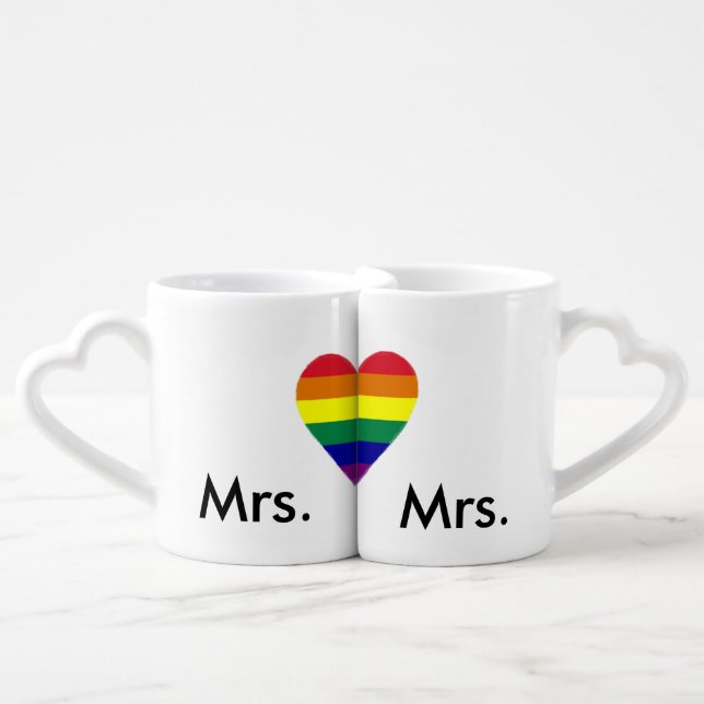 Lesbian Lover's Mugs (Front Nesting)