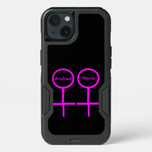 Lesbian Lovers Personalized Phone Case