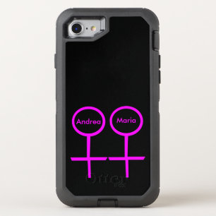 Lesbian Lovers Phone OtterBox Defender iPhone SE/8/7 Case