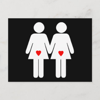 Lesbian Lovers - Postcard