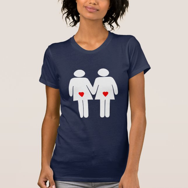 Lesbian Lovers - T-Shirt (Front)