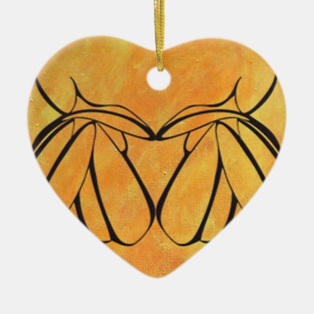 Lesbian Lovers Taking A Relationship Break Ceramic Ornament (Front)