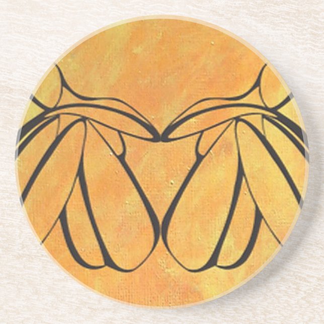 Lesbian Lovers Taking A Relationship Break Coaster (Front)