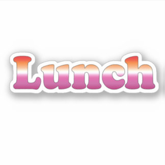 Lesbian Lunch Sticker