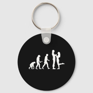 Lesbian Marriage Evolution - Keychain