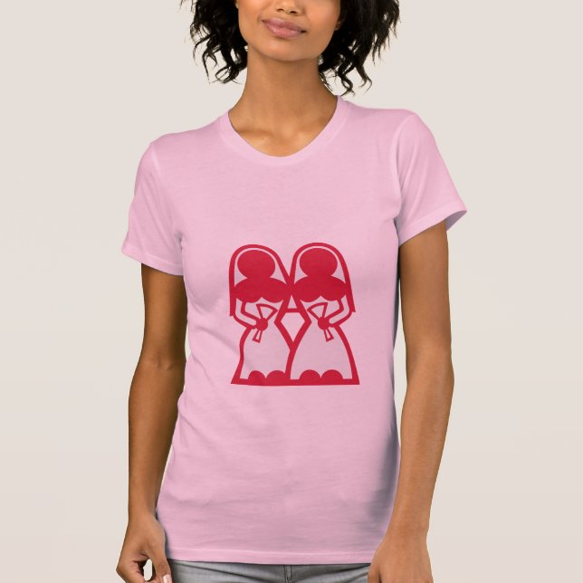 Lesbian Marriage T-Shirt (Front)