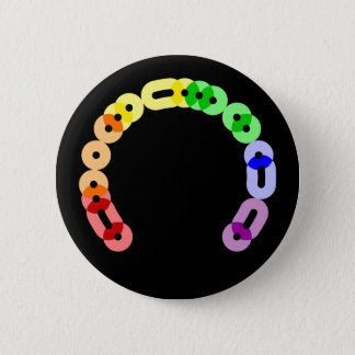 Lesbian Morse Code Arc Round Button