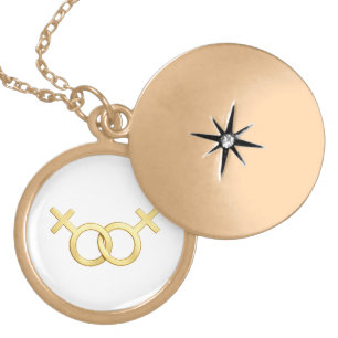Lesbian Necklace , LGBTQ Pride Jewelry, Dainty Rai