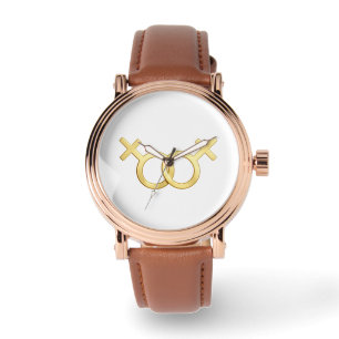 Lesbian Necklace , LGBTQ Pride Jewelry, Dainty Rai Watch