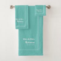 Lesbian Newlyweds Mrs & Mrs Personalized Large Bat