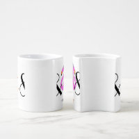 Lesbian Newlyweds Cute Love Birds Personalized Coffee Mug Set